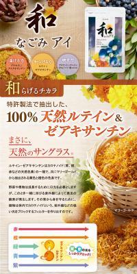 Japanese Soothing Eye LP design (Health and Beauty Foods and Supplements / Beige tones / Trust and Safety) PC version