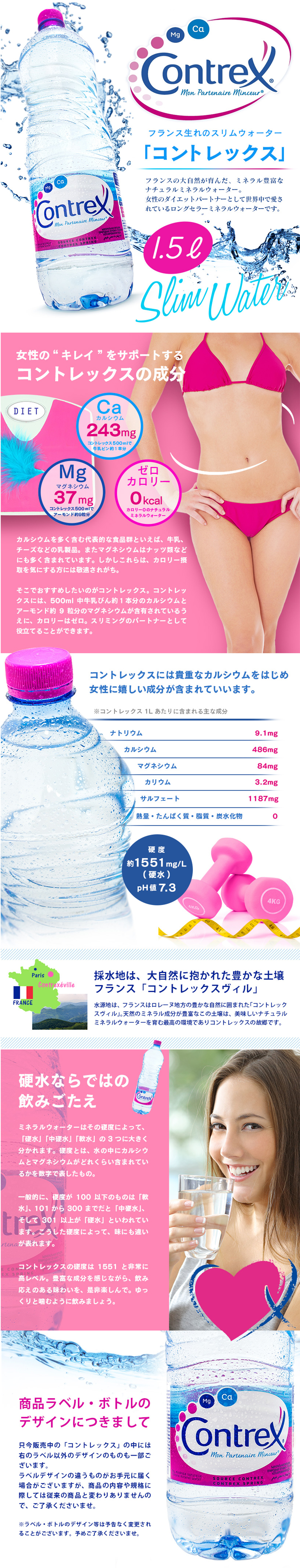 Contrex LP design (Health and Beauty Foods and Supplements / Pink shades / Refined style) PC version