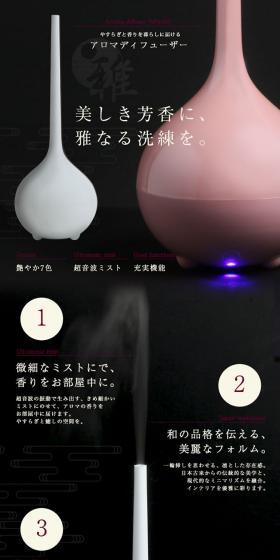Aroma diffuser LP design (Consumer electronics / Black-colored / Simple) PC version