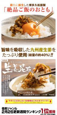 Ginger Kombu LP design (food / White-based / Simple) PC version