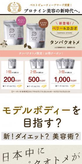 Protein Maiden LP design (Health and Beauty Foods and Supplements / Brown tones / Organic) PC version