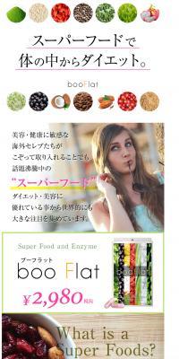 Trendy Diet booFlat LP design (Health and Beauty Foods and Supplements / White-based / Simple) PC version