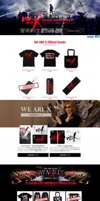 WE ARE X LP design (fashion / Black-colored / Simple) PC version