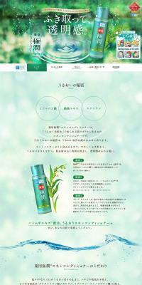 Medicated Gokujyun® Skin Conditioner LP design (Beauty, Skincare, Fragrance / Green tones / Refined style) PC version