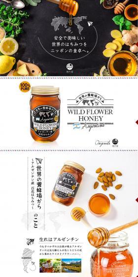 Argentine Wildflower Honey LP design (food / Black-colored / Organic) PC version