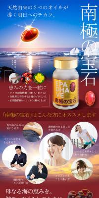 Antarctica's Gem LP design (Health and Beauty Foods and Supplements / Red tones / Refined style) PC version