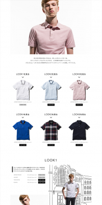 Polo shirt LP design (fashion / White-based / Simple) PC version