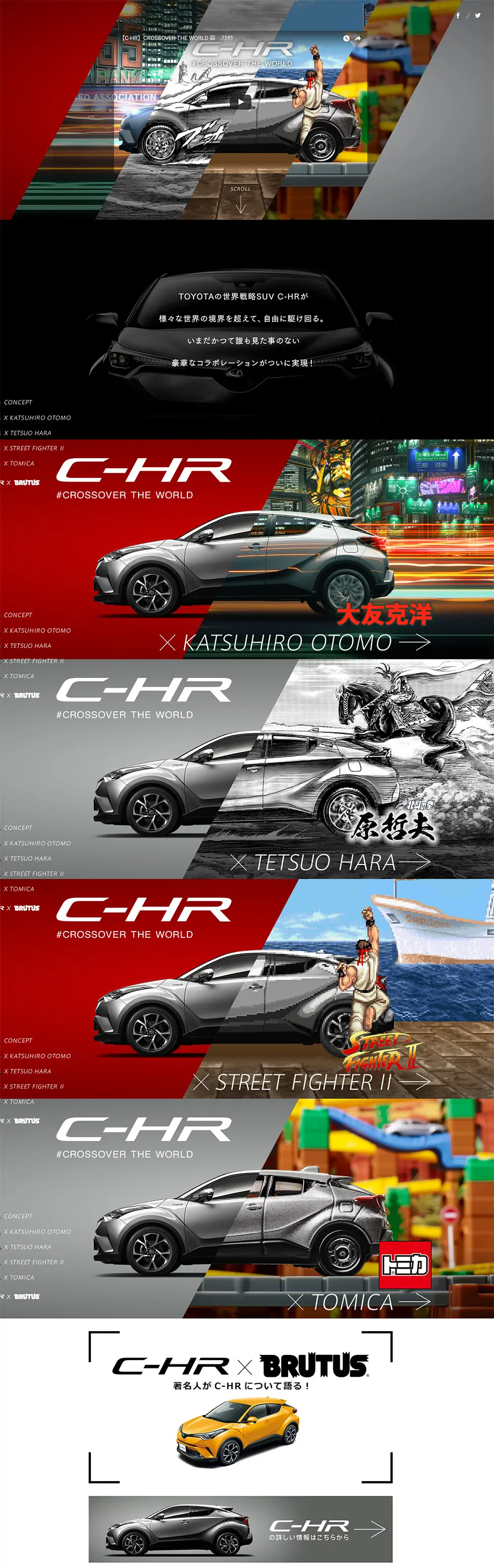 C-HRのLPデザイン（車・バイク・自転車／カラフル系／かっこいい系）PC版