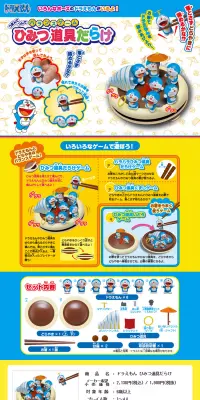 ドラえもん　バランスゲームひみつ道具だらけのLPデザイン（玩具・ホビー・フィギュア／オレンジ系／かわいい系）PC版