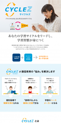 CYCLEZ LP design (Learning Materials / Orange tones / Simple) PC version
