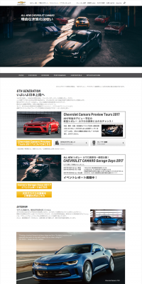 CHEVROLET CAMARO LP design (Cars, Motorcycles, Bicycles / White-based / Simple) PC version