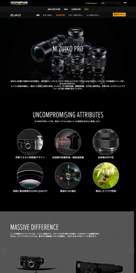 ZUIKO M.ZUIKO PRO LP design (Cameras and Digital Cameras / Black-colored / Cool style) PC version
