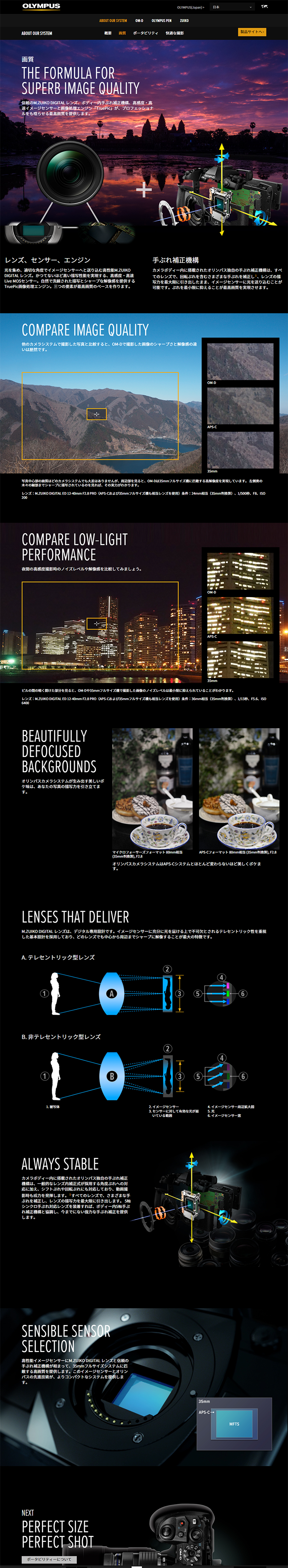 ABOUT OUR SYSTEM Image Quality LP design (pc / Orange tones / Cool style) PC version