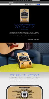 AC-2のLPデザイン（家電・パソコン・通信機器／ブラウン系／かっこいい系）PC版