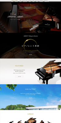 SHIGERU KAWAI LP design (TV, Audio, Musical Instruments / Black-colored / Simple) PC version