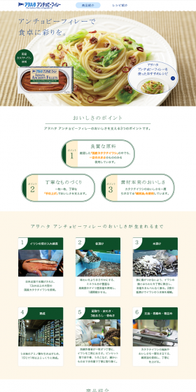 Anchovy Fillet LP design (food / Shades of blue / Simple) PC version