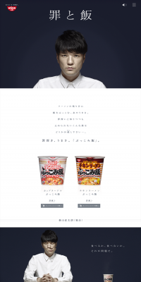 Sin and Meal LP design (food / Black-colored / Simple) PC version