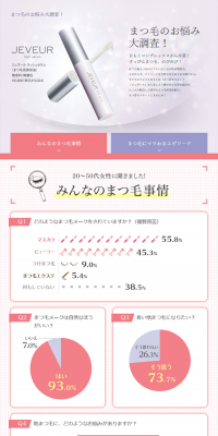 Juveur Lash Serum LP design (Beauty, Skincare, Fragrance / Pink shades / Simple) PC version