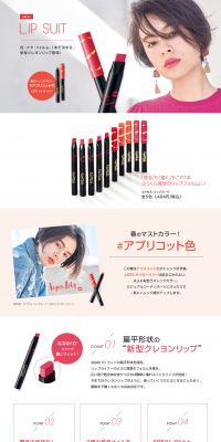 Lip Suit LP design (Beauty, Skincare, Fragrance / Red tones / Simple) PC version