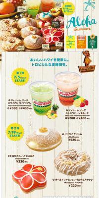 Aloha Summer LP design (Sweets and Snacks / Green tones / Cute style) PC version