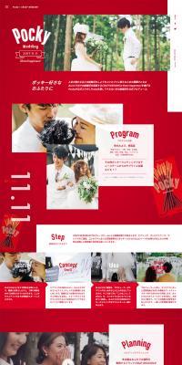 Pocky Wedding LP design (Services, Insurance, and Finance / Red tones / Simple) PC version