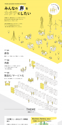 COE LP design (Internet service / yellow / Simple) PC version