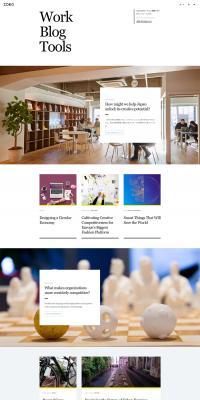 IDEO LP design (Businesses, companies, stores / White-based / Simple) PC version