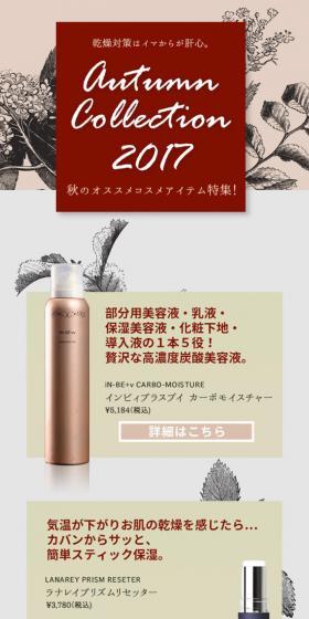 2017オータムコレクションのLPデザイン（インターネットサービス／レッド系／アート・芸術系）スマホ版