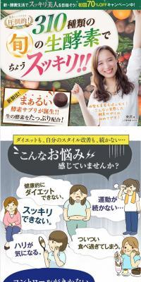 Maarui Jun Nama Koso & Jun Nama Koso Premium LP design (Health and Beauty Foods and Supplements / Green tones / Lively type) PC version
