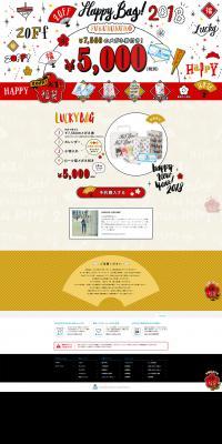 New Year Lucky Bag 2018 Zoff LP design (Eyeglasses and Sunglasses / Gold tones / Cute style) PC version