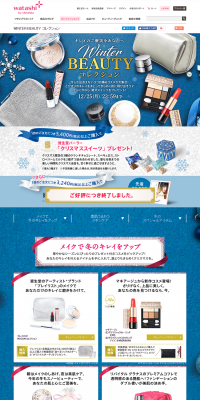 WINTER BEAUTY Collection LP design (Services, Insurance, and Finance / Shades of blue / Refined style) PC version