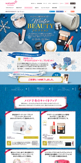 WINTER BEAUTY Collection LP design (Services, Insurance, and Finance / Shades of blue / Refined style) PC version