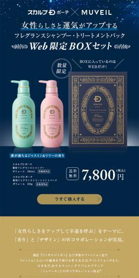 Fragrance Shampoo and Treatment Pack Web Exclusive BOX Set LP design (Beauty, Skincare, Fragrance / Shades of blue / Trust and Safety) PC version
