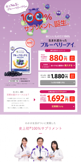 Blueberry Ai LP design (Health and Beauty Foods and Supplements / Purples / Simple) PC version