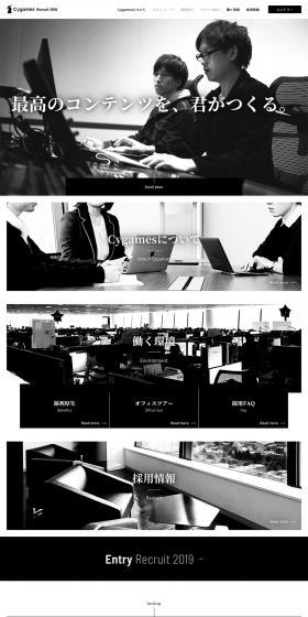 New Graduate Recruitment LP design (Recruitment and Hiring / Brown tones / Cool style) PC version