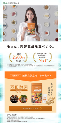 Manda Koso Ginger LP design (Services, Insurance, and Finance / Green tones / Refined style) PC version