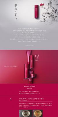 Tuas Beau LP design (Beauty, Skincare, Fragrance / Shades of grey / Simple) PC version