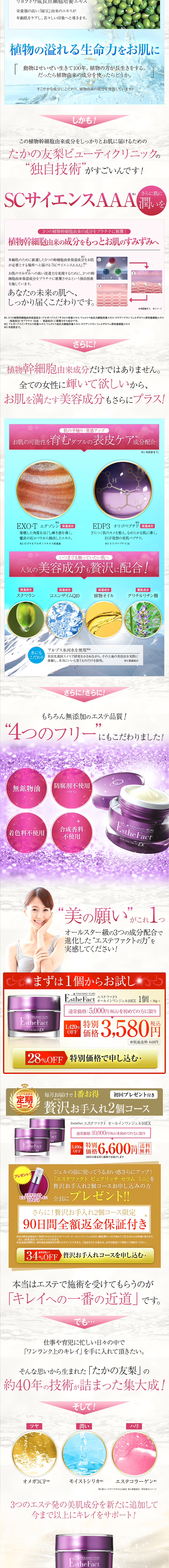 Rich All-in-One Gel LP design (Beauty, Skincare, Fragrance / Gold tones / Lively type) PC version