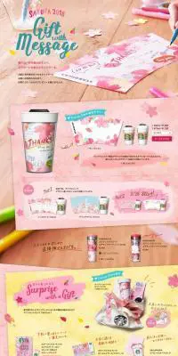 Gift with messageのLPデザイン（イベント・キャンペーン・ギフト／ピンク系／かわいい系）PC版
