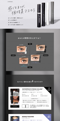 Mineral Mascara LP design (Beauty, Skincare, Fragrance / Shades of grey / Simple) PC version