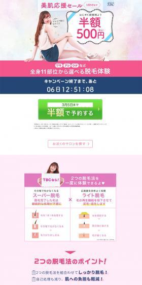 Hair removal experience with an end LP design (Beauty services / Pink shades / Cute style) PC version