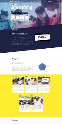 IT Leader Creation Internship Program LP design (Services, Insurance, and Finance / Shades of grey / Simple) PC version