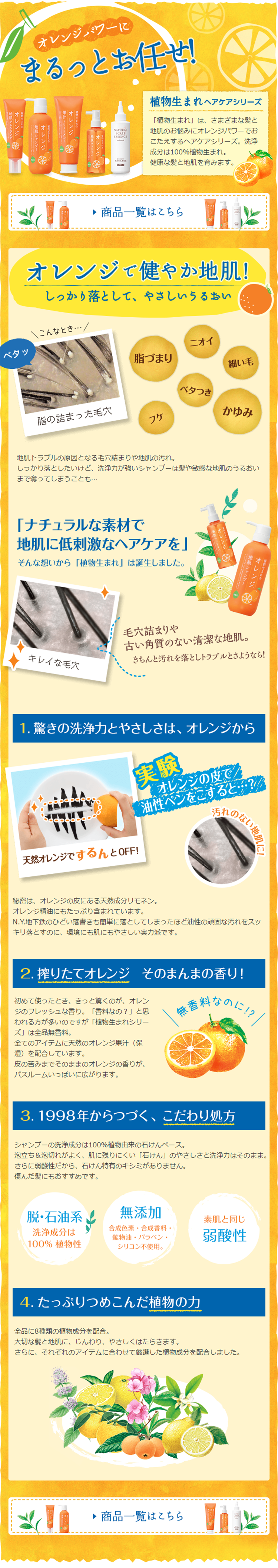 Plant-derived LP design (Beauty, Skincare, Fragrance / yellow / Lively type) PC version