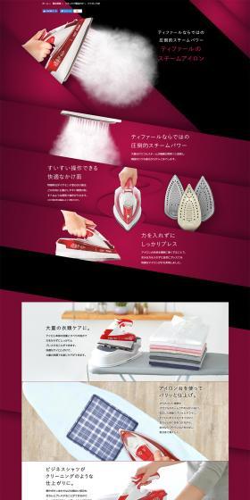 T-fal Iron Special Content LP design (Consumer electronics / Black-colored / Cool style) PC version