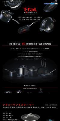 Experience LP design (goods / Black-colored / Cool style) PC version