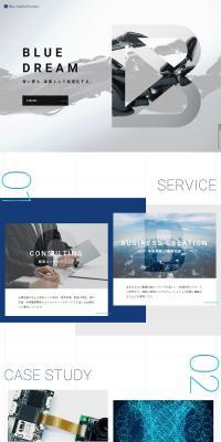 Blue Marlin Partners LP design (Businesses, companies, stores / White-based / Arts) PC version
