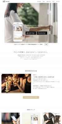 MEZON LP design (Internet service / White-based / Refined style) PC version
