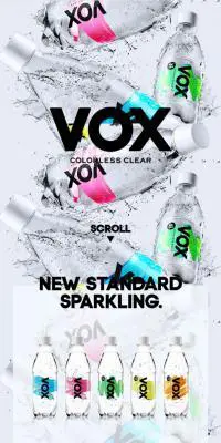 voxのLPデザイン（飲料・お酒／グレー系／シンプル系）スマホ版