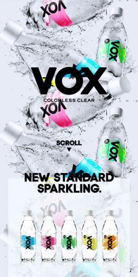 voxのLPデザイン（飲料・お酒／グレー系／シンプル系）スマホ版