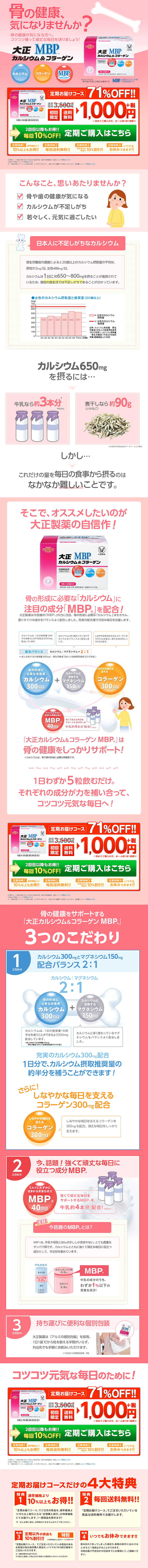 Taisho MBP Calcium & Collagen LP design (Health and Beauty Foods and Supplements / Pink shades / Trust and Safety) PC version